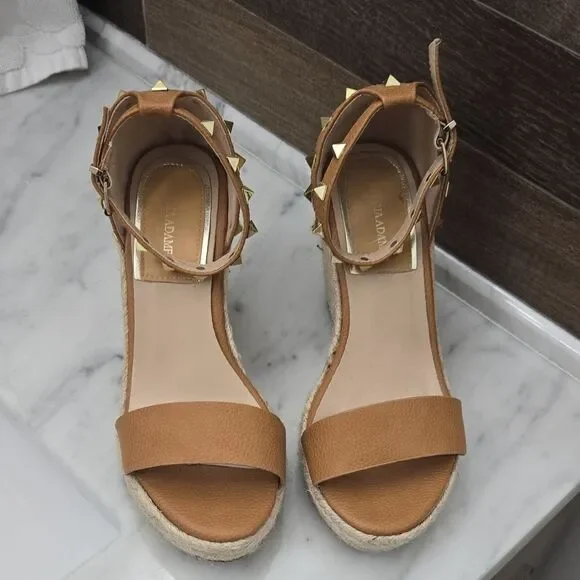 Brown Leather Women's Sandals - Picture 1 of 6